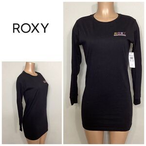 New. ROXY black shirt dress.